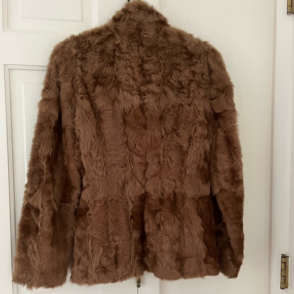 Max Studio Genuine Goat Fur Coat - XS - Picture 3 of 9